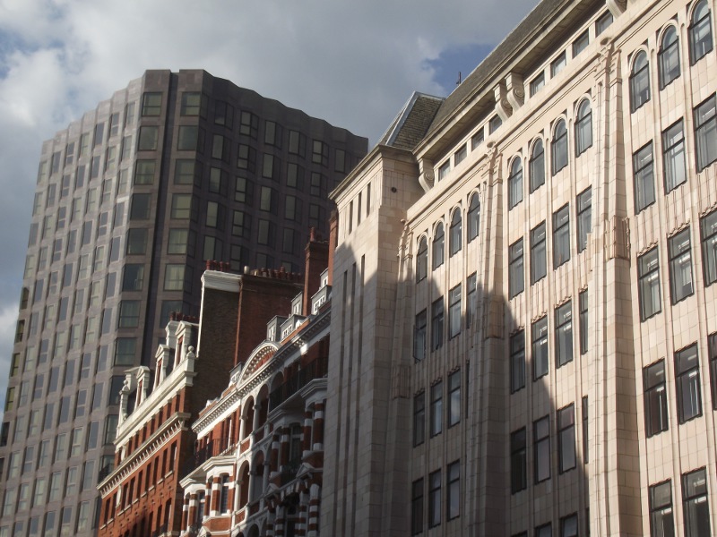 Building view of victoria street - Old and New Westminsters