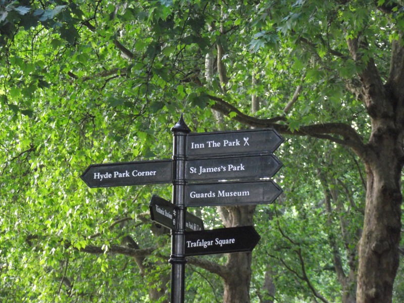 Where to go from Green Park, London ?