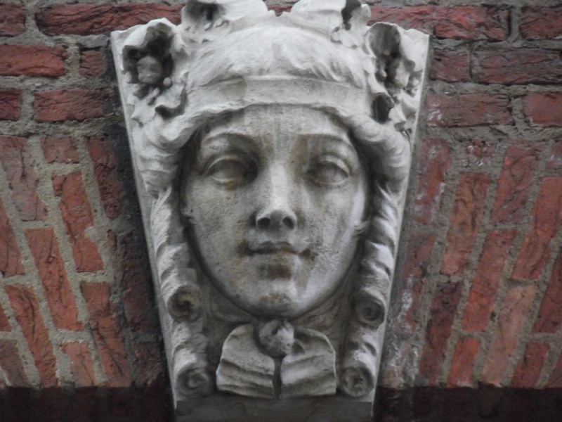 smiling lady in westminster, london